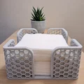 Giá đỡ khăn ăn (Napkin holder) họa tiết lục giác - Thumbnail 2