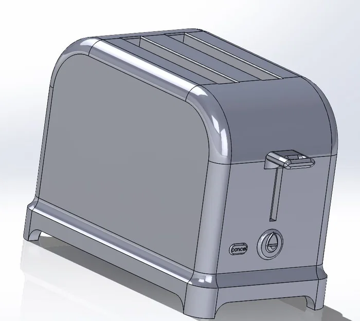 Mô hình máy nướng bánh mì 3D dễ thương cho bé vui đùa - Image 1