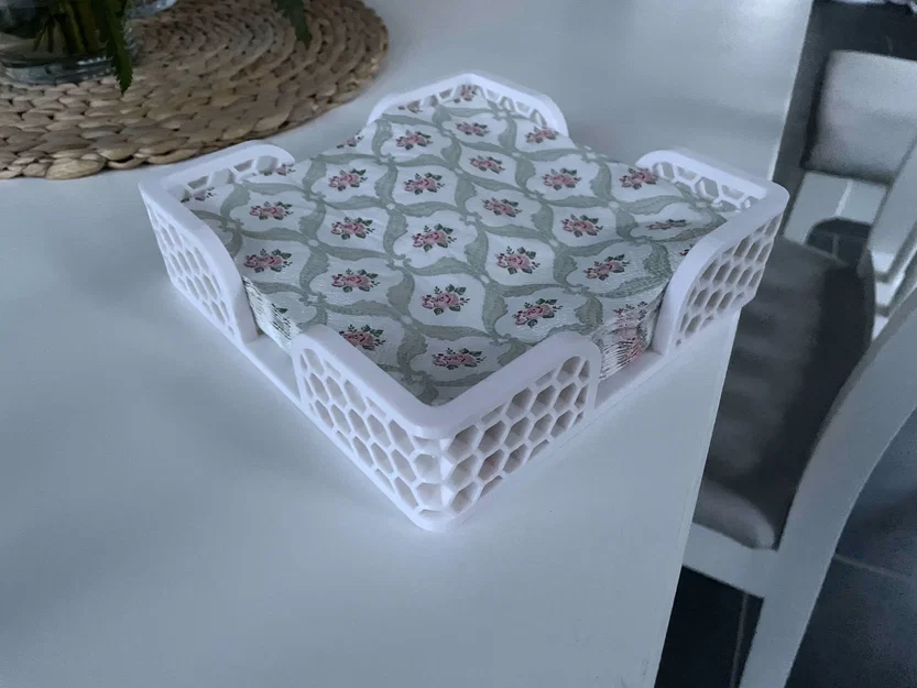 Khay/giá đựng khăn giấy ăn (napkin holder) cao bằng nửa - Image 1