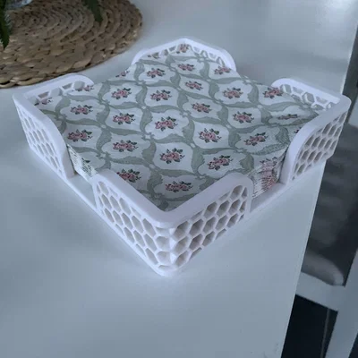 Khay/giá đựng khăn giấy ăn (napkin holder) cao bằng nửa