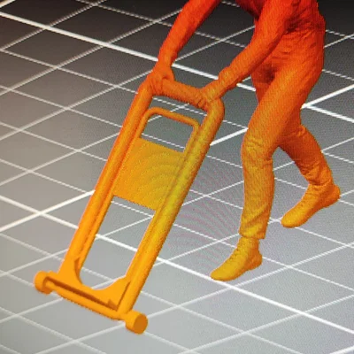 Mô hình nhân viên đội kỹ thuật F1 Boxencrew 2 in 3D