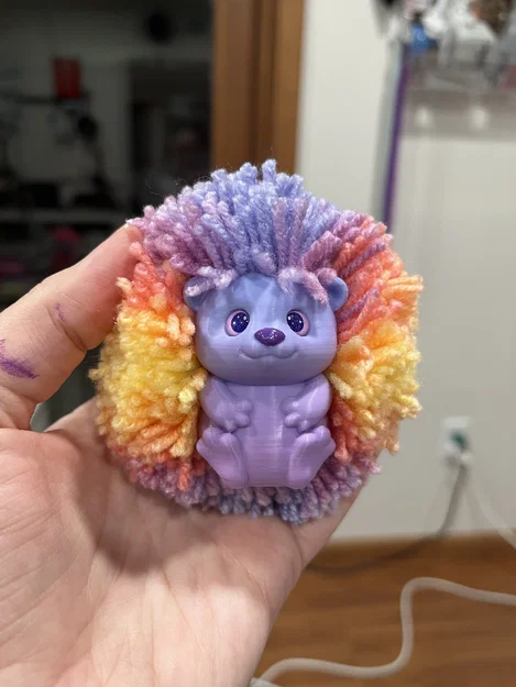Nhím con (Hedgehog) – mẫu in không cần support - Image 1