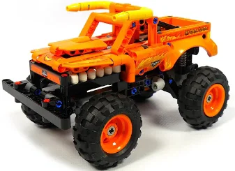 Mô hình lắp ráp xe đua Monster Jam Brick cực chất - Image 1