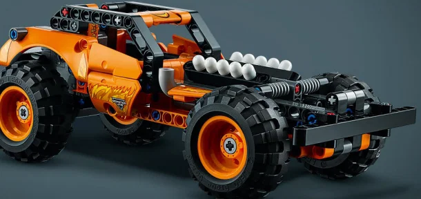 Mô hình lắp ráp xe đua Monster Jam Brick cực chất - Image 3