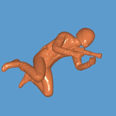 Mô hình 3D nhân viên đội kỹ thuật đua xe F1 ấn tượng