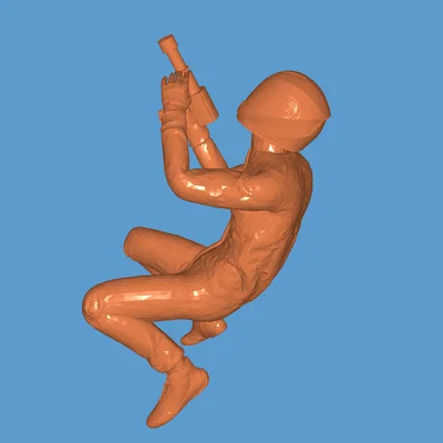 Mô hình 3D nhân viên đội kỹ thuật đua xe F1 ấn tượng