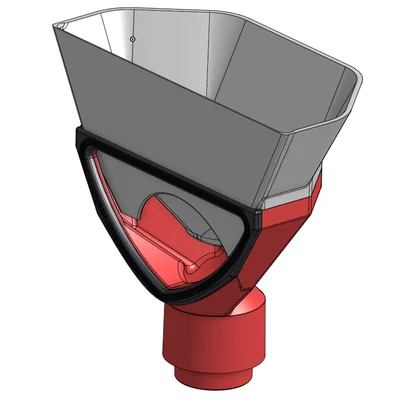 Đầu hút bụi in 3D “AirTip” 1-1/2–2-1/4in gắn máy hút bụi ướt/khô