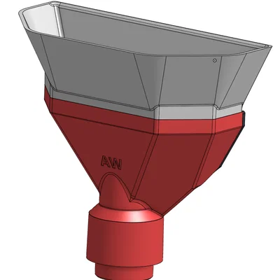 Đầu hút bụi in 3D “AirTip” 1-1/2–2-1/4in gắn máy hút bụi ướt/khô
