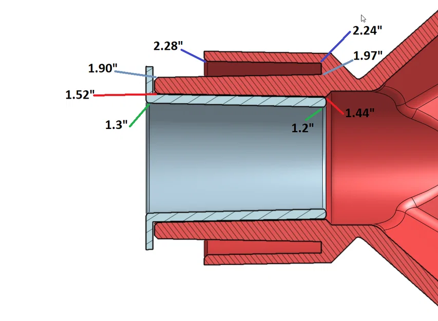 Đầu hút bụi in 3D “AirTip” 1-1/2–2-1/4in gắn máy hút bụi ướt/khô - Image 3