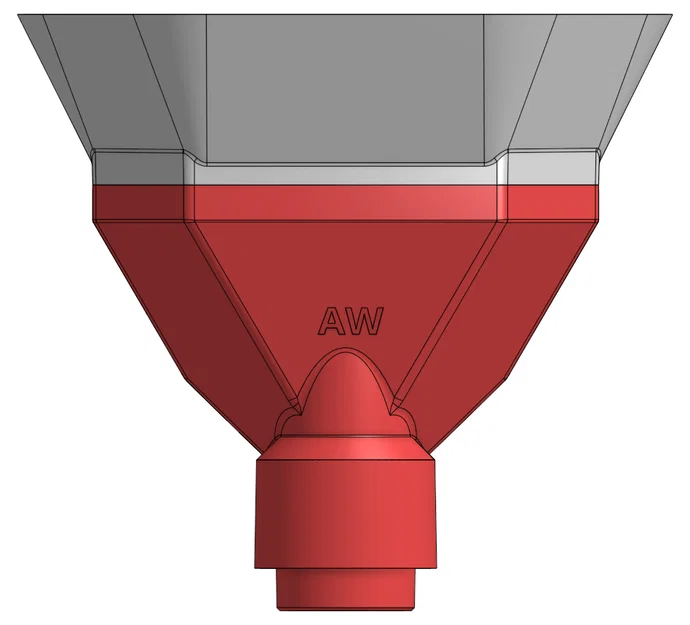 Đầu hút bụi in 3D “AirTip” 1-1/2–2-1/4in gắn máy hút bụi ướt/khô - Image 4