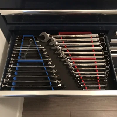 Bộ kệ sắp xếp cờ lê vòng miệng (Combination Wrench Organizer Set)