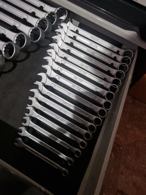 Khay sắp xếp cờ lê Wiesemann (Wiesemann wrench organizer) - Image 2