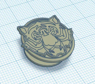 Mẫu in 3D Oscar Medallion Jibbit cho dép siêu chất - Image 1
