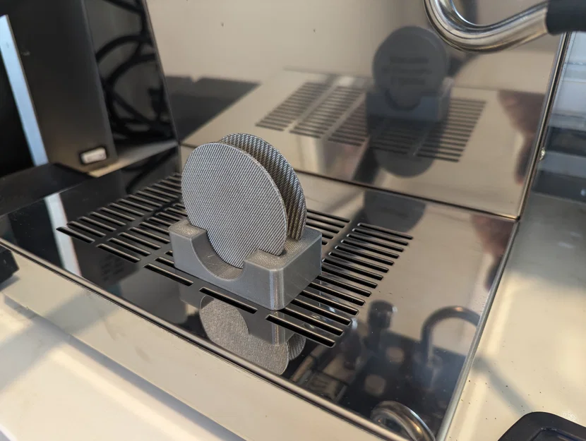Khay Đựng Puck Screen 58mm - Thiết Kế 2 Khe Gọn Nhẹ Cho Máy Espresso - Image 1