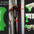 Phụ kiện in 3D gắn gậy trượt tuyết cho giá treo Gravity Ski Holder - Thumbnail 2