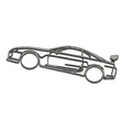 Mô hình khung 3D Toyota Supra - Trang trí xe hơi JDM độc đáo - Thumbnail 1
