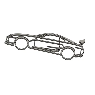 Mô hình khung 3D Toyota Supra - Trang trí xe hơi JDM độc đáo