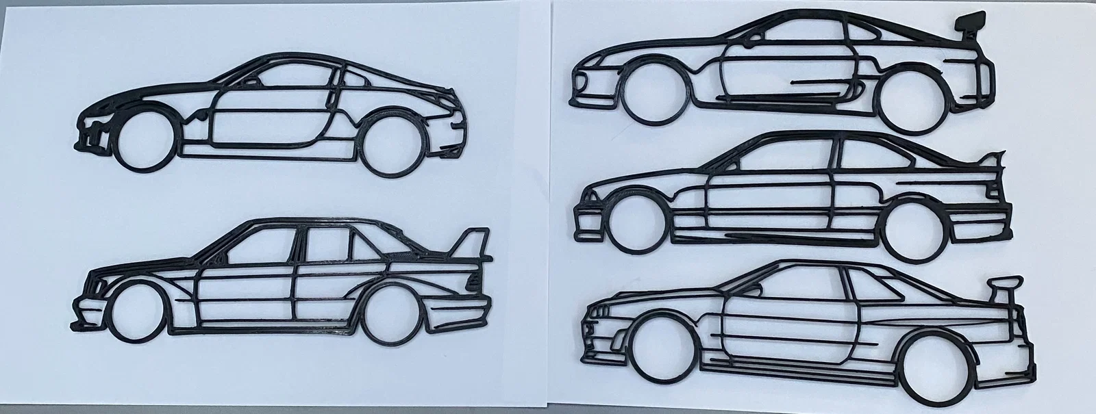 Mô hình khung 3D Toyota Supra - Trang trí xe hơi JDM độc đáo - Image 2