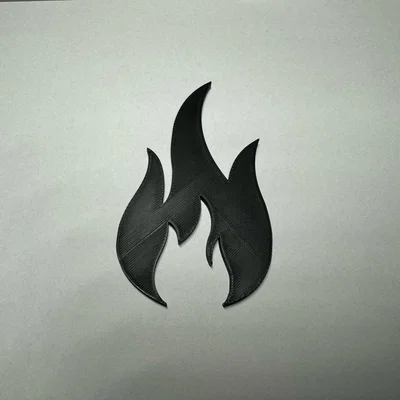 Mô hình trang trí ngọn lửa (Flame) in 3D cực đẹp