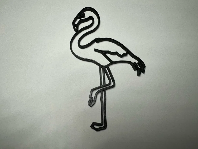 Mô hình trang trí tường chim hồng hạc Flamingo treo tường - Image 1