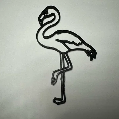 Mô hình trang trí tường chim hồng hạc Flamingo treo tường