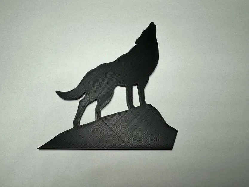 Wolf wall art: Mô hình nghệ thuật chó sói treo tường độc đáo - Image 1