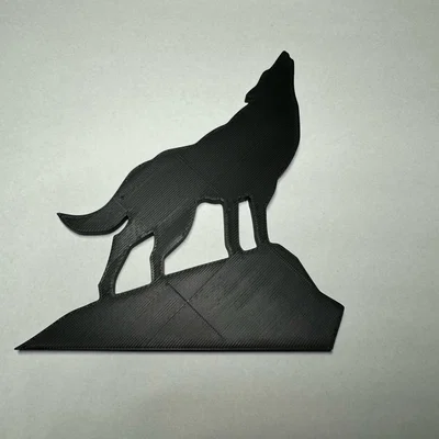 Wolf wall art: Mô hình nghệ thuật chó sói treo tường độc đáo