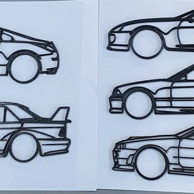 Mô hình trang trí xe BMW E36 Coupé: Tối giản, không cần support