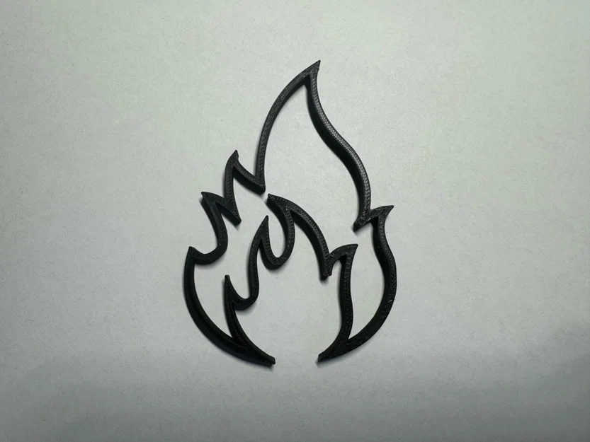 Mô hình trang trí tường hình ngọn lửa Flame wall art in 3D đẹp mắt - Image 1