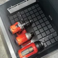 Gridfinity 2x4 Milwaukee M18 Upright Tool Holder (Giá dựng đứng dụng cụ) - Thumbnail 1