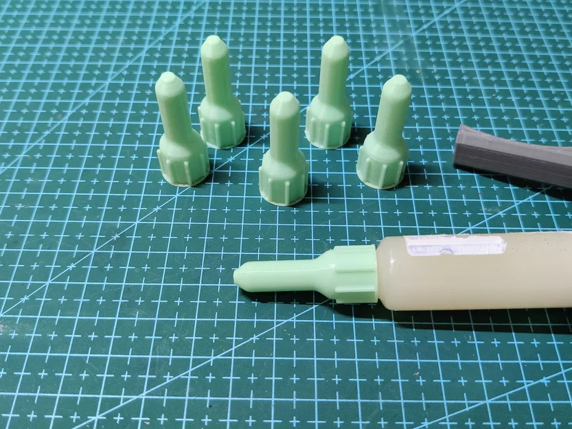 Nắp đậy ống mỡ hàn Flux/Solder Paste - Bản thiết kế tối ưu 3D - Image 1