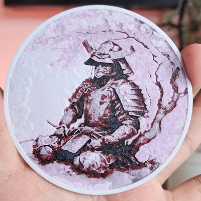 Hueforge Coasters – Lót Ly In 3D Từ AI Art