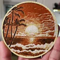 Hueforge Coasters – Lót Ly In 3D Từ AI Art - Thumbnail 6