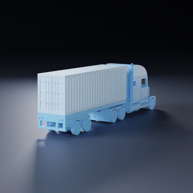 Xe đầu kéo 18 bánh Print-in-Place (kèm rơ-moóc modular hoán đổi) - Image 6
