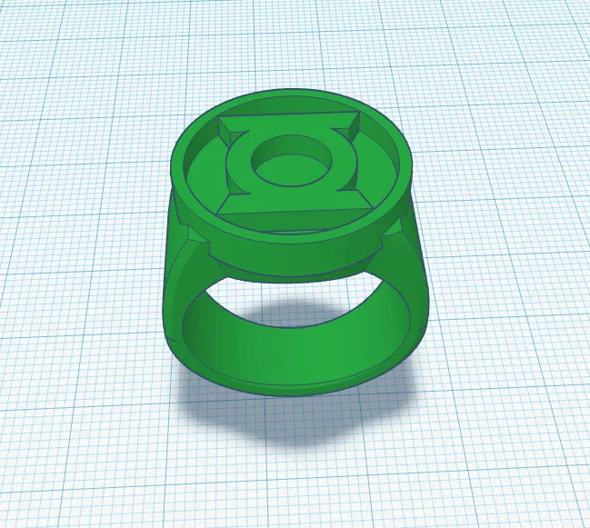 Nhẫn Green Lantern Power Ring - Size 12 - Image 1