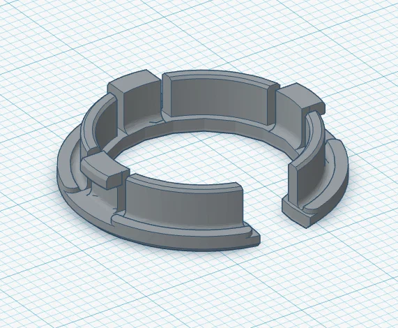 Grommet 1/2in có khe (hộp điện) - Image 1