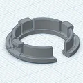 Grommet 1/2in có khe (hộp điện) - Thumbnail 1