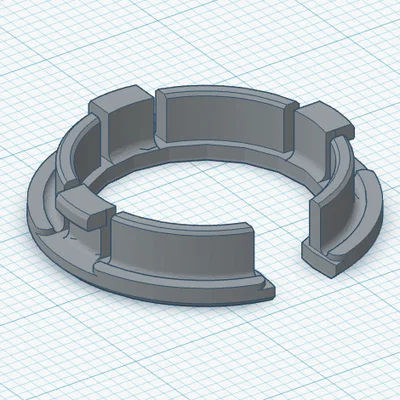 Grommet 1/2in có khe (hộp điện)