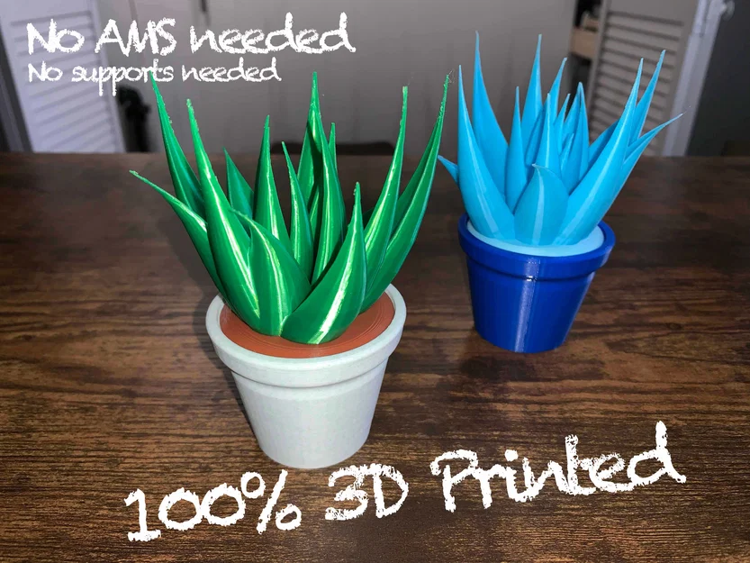 Chậu Cây Để Bàn (In 3D 100%) - Image 1