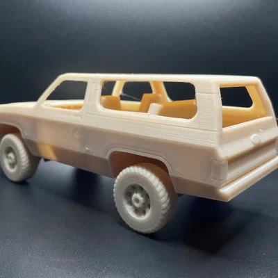 Mô hình xe địa hình Chevy K5 Blazer in 3D độc đáo