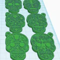 Móc khóa Skull Keychain 2.0 - Phụ kiện in 3D phong cách Sugar Skull - Thumbnail 2