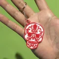 Móc khóa Skull Keychain 2.0 - Phụ kiện in 3D phong cách Sugar Skull - Thumbnail 3