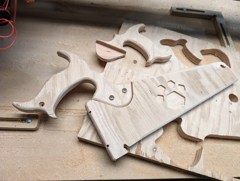 Tay Cầm Cưa Cổ Điển kèm Push Stick Thay Thế (CNC) - Image 1