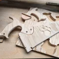 Tay Cầm Cưa Cổ Điển kèm Push Stick Thay Thế (CNC) - Thumbnail 1