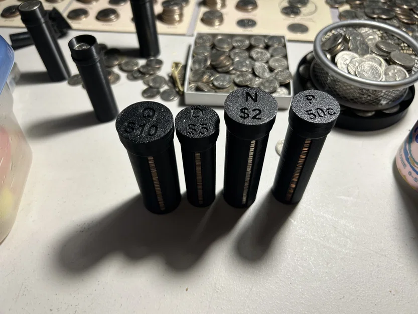 Ống đựng xu USD tái sử dụng (Reusable USD Coin Storage) - Image 2