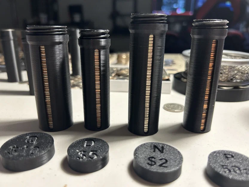 Ống đựng xu USD tái sử dụng (Reusable USD Coin Storage) - Image 3