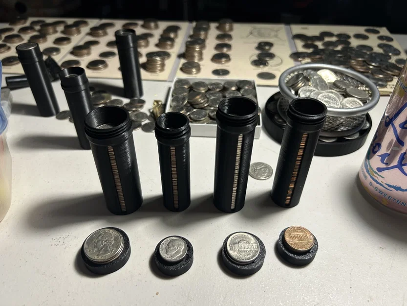 Ống đựng xu USD tái sử dụng (Reusable USD Coin Storage) - Image 4