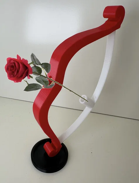 Bình cắm 1 bông hồng Cupid bắn cung cho Valentine - Image 1