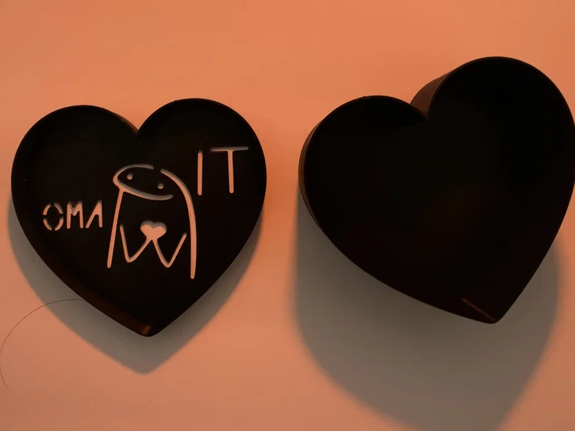 Hộp đựng quà hình trái tim Flork (Flork's Heart Box) in 3D lãng mạn - Image 2