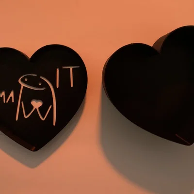 Hộp đựng quà hình trái tim Flork (Flork's Heart Box) in 3D lãng mạn